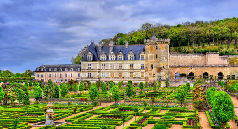 Reneszánsz pompa a Loire mentén: a Villandry-kastély kertje