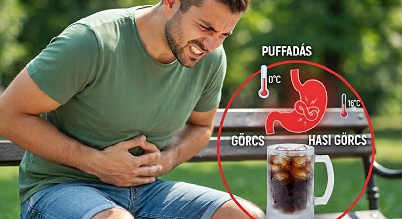 Puffadás, görcsök, migrén: így reagál a szervezetünk a túl hideg italokra