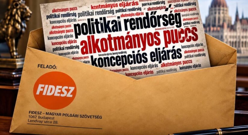 Szófelhő: alkotmányos puccs, politikai rendőrség, koncepciós eljárás – A Fidesz uniós biztosi állásfoglalásért levelez
