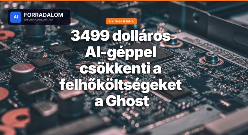 3499 dolláros AI-géppel csökkenti a felhőköltségeket a Ghost