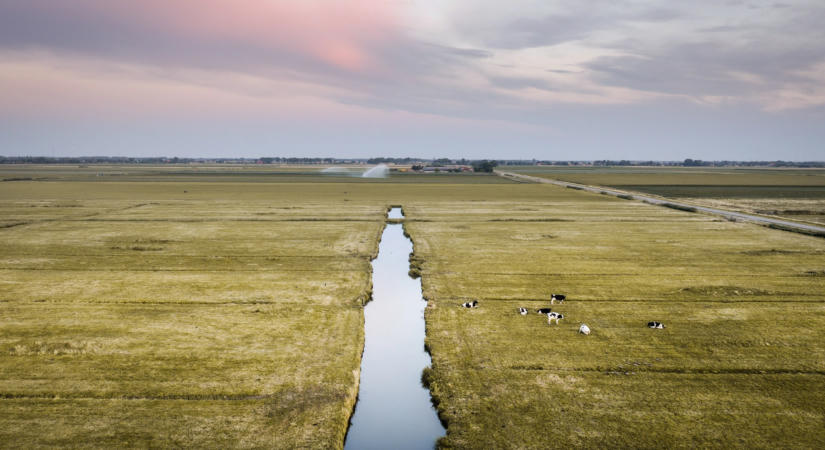 Történelmi mélyponton a holland folyók vízszintje is