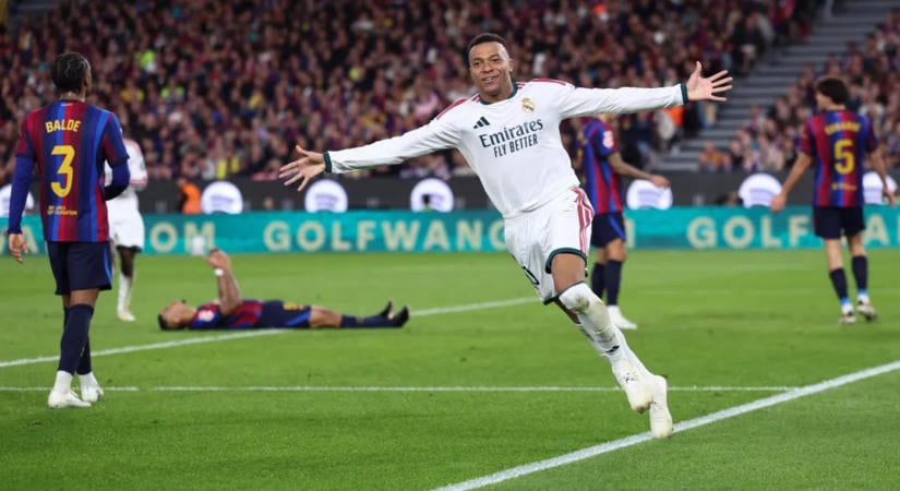 Mbappé volt az El Clásico hőse: a Real Madrid újra harcban a bajnoki címért
