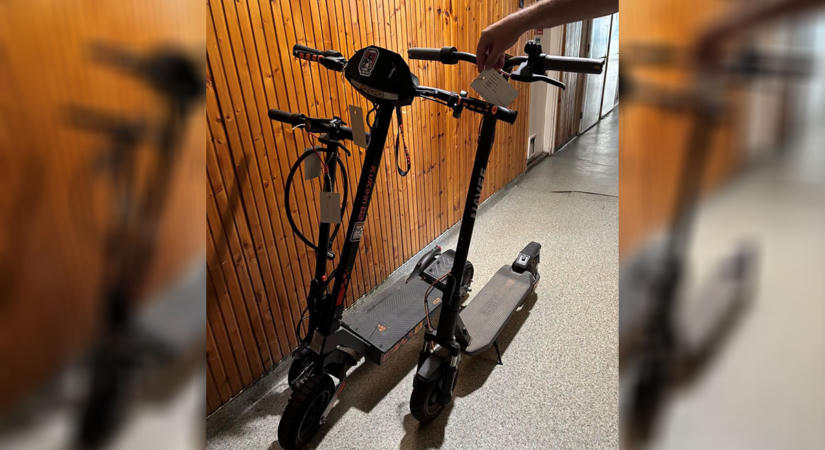 Három lopott roller miatt vették őrizetbe a 19 éves békéscsabai férfit