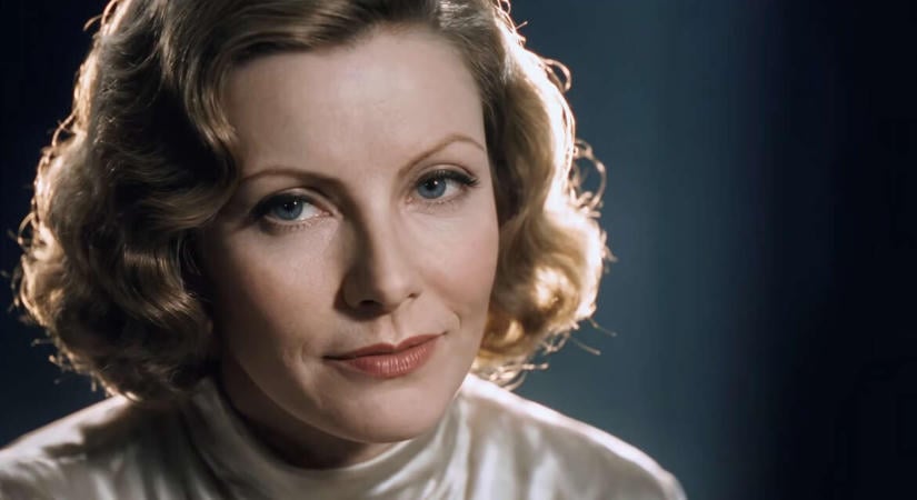 Greta Garbót feltámasztották a mesterséges intelligenciával, hogy golyóscsapágyat reklámozzanak vele