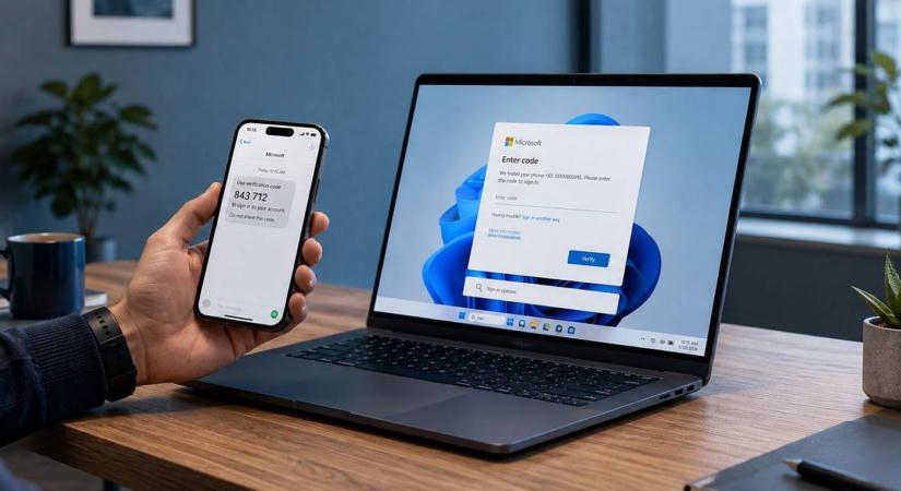 Megszünteti az SMS-es bejelentkezés lehetőségét a Microsoft