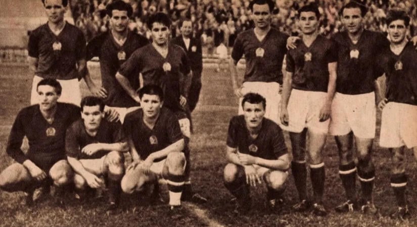 Máig emlékezetes sorozattal szolgált 1956 őszén a magyar futballválogatott