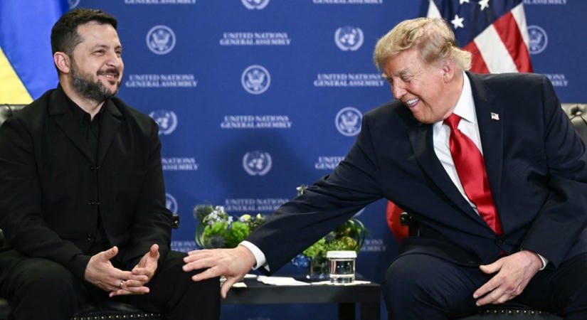 Zelenszkij: Biztos vagyok benne, hogy Trump segít befejezni a háborút a tél beállta előtt