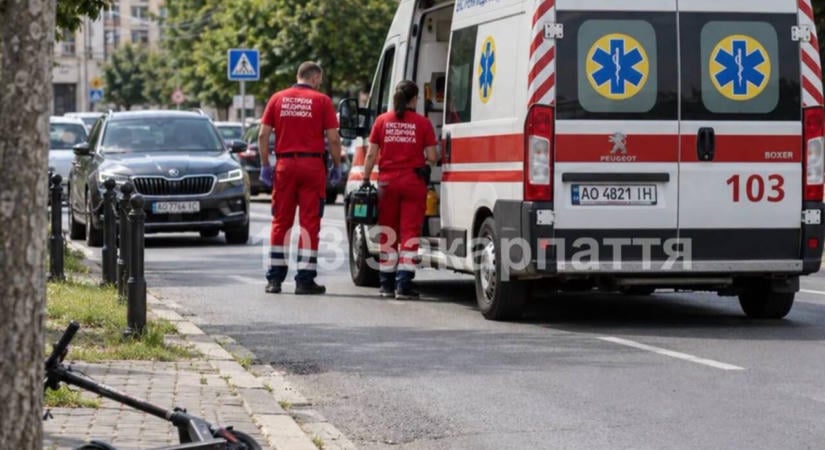 Rollerező tinédzsert gázolt el egy személyautó Ungváron, a rendőrség vizsgálódik