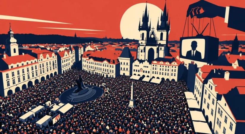 Prága utcáira vonult a tömeg a magyar minta elleni félelem miatt
