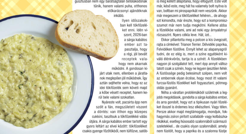 Tökfőzelék füstölt paprikával
