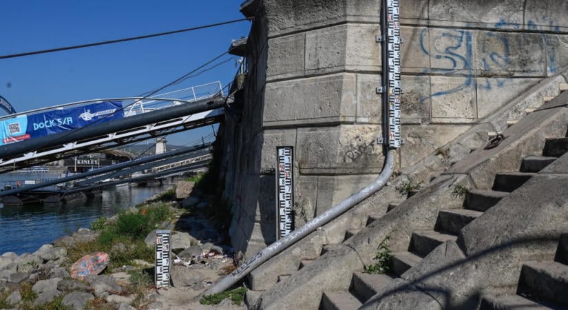 200 éves negatív rekord dőlt meg: -1 centi a Duna vízállása Budapestnél