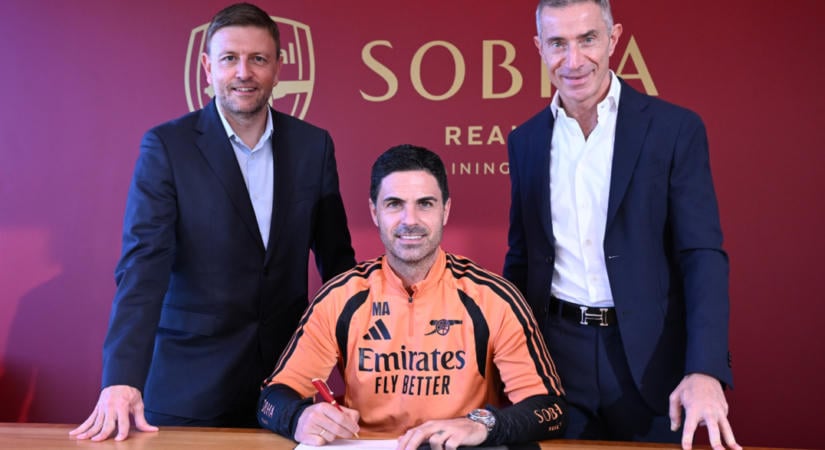 Nincs több kérdés, Mikel Arteta még hosszú évekig marad az Arsenal kispadján!