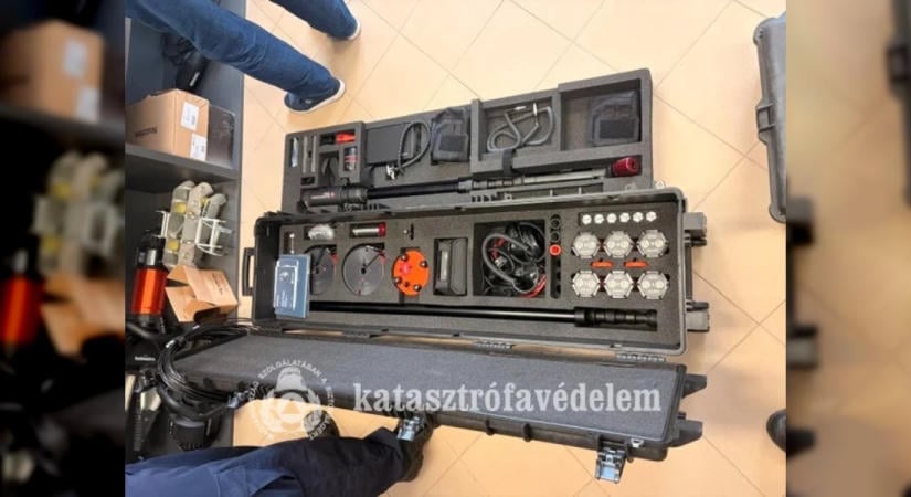Új generációs kereső- és kutatóeszközökkel bővült a HUNOR Mentőszervezet felszerelése