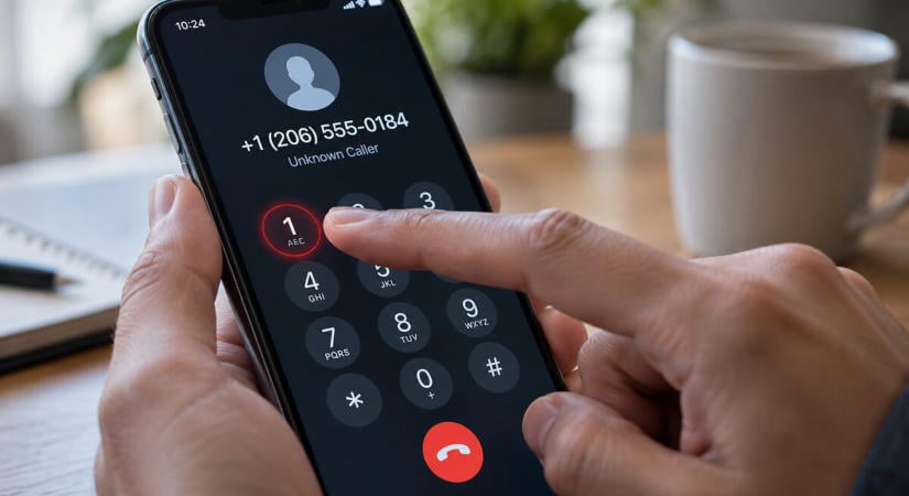 Új telefonos csalásra figyelmeztetnek, soha ne nyomd meg az 1-est, ha ez a szám hív!