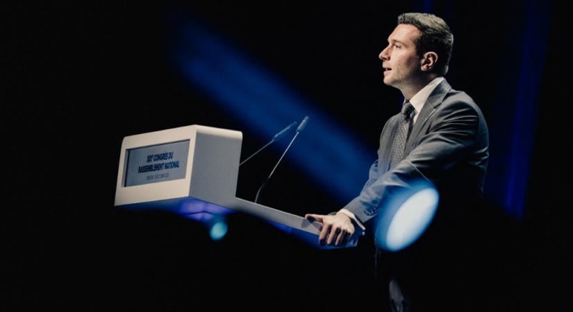 Marine Le Pen szövetségese, Jordan Bardella marad a francia szélsőjobboldal pártja élén