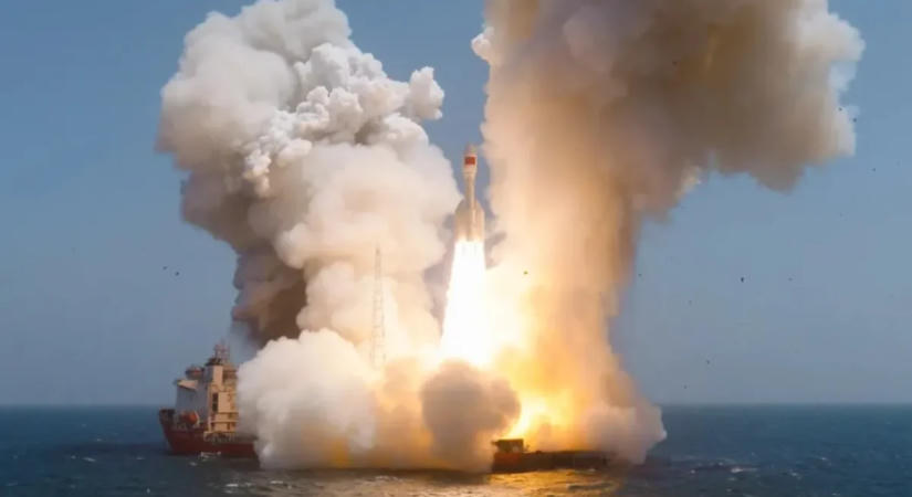Sikeresen végrehajtotta első nyílttengeri indítását a kínai Gravity–1 hordozórakéta