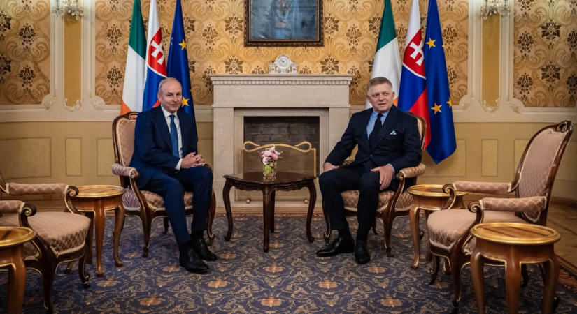 Fico az uniós költségvetés előkészítéséről is tárgyalt az ír miniszterelnökkel Pozsonyban