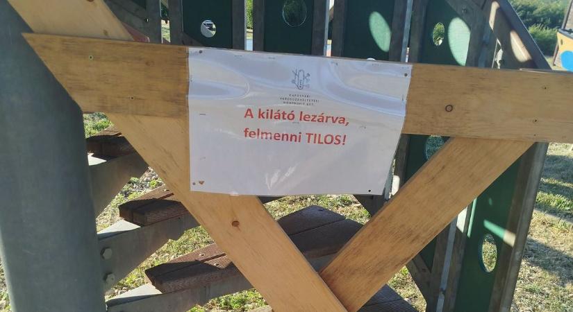 Veszélyessé vált a Deseda-kilátó – egyelőre nem tudni, el kell-e bontani