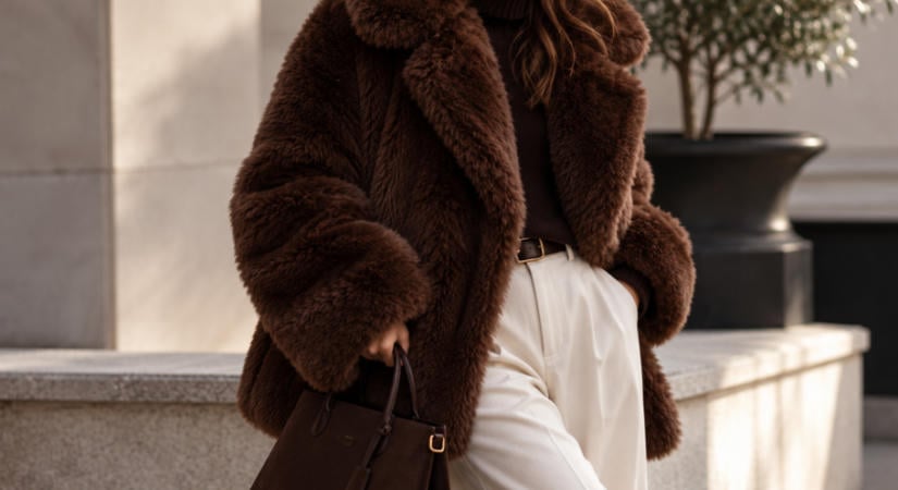 A „rich girl” stílus télen is hódít: ez a kabát a kulcs hozzá