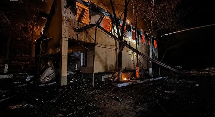 Dróntámadás következtében leégett egy cipőgyár az Odesszai régióban