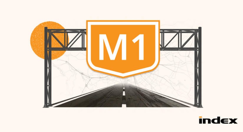 Hatalmas torlódás az M1-esen, több mint 20 kilométeres a dugó Bicskénél