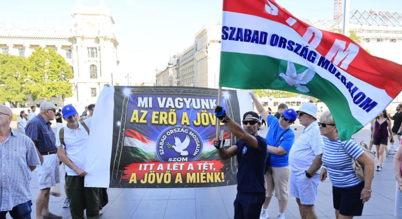 Megszólalt a botrányos Kossuth téri tüntetés szervezője: szerinte rászerveztek a demonstrációjára