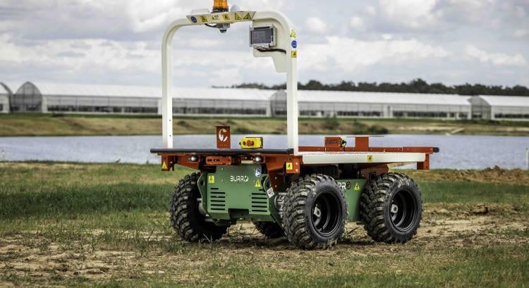 Burro Grande 15: autonóm szállítórobot üvegházi szállításra