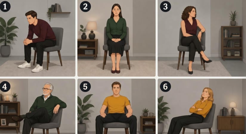 Hogyan ül egy széken? A testtartása elárulja önről az igazságot