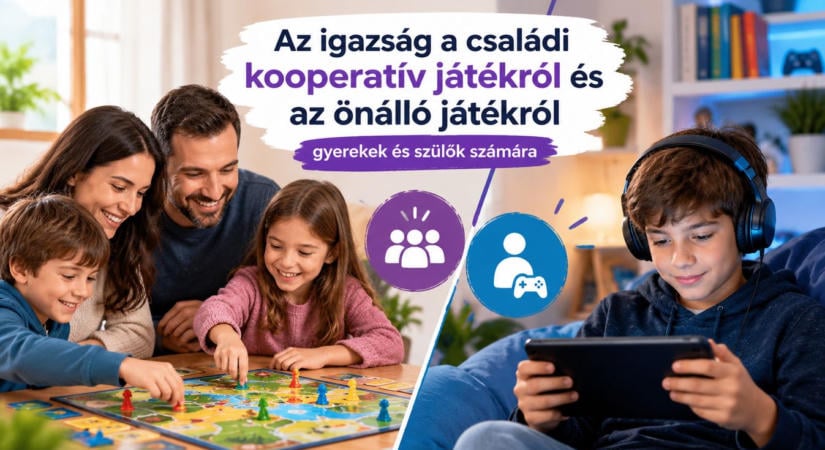 Az igazság a családi kooperatív játékról és az önálló játékról gyerekek és szülők számára