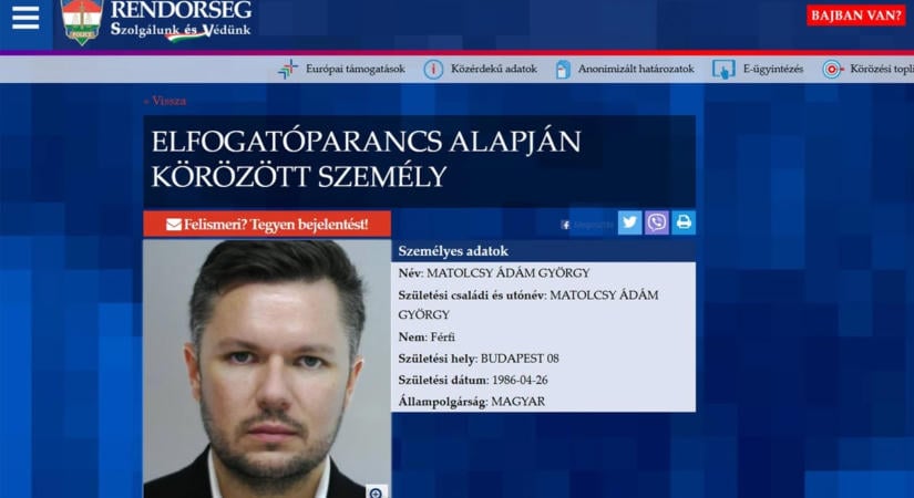 Félti Matolcsy Ádám életét az alvilág pénztárosa, Kisbandi