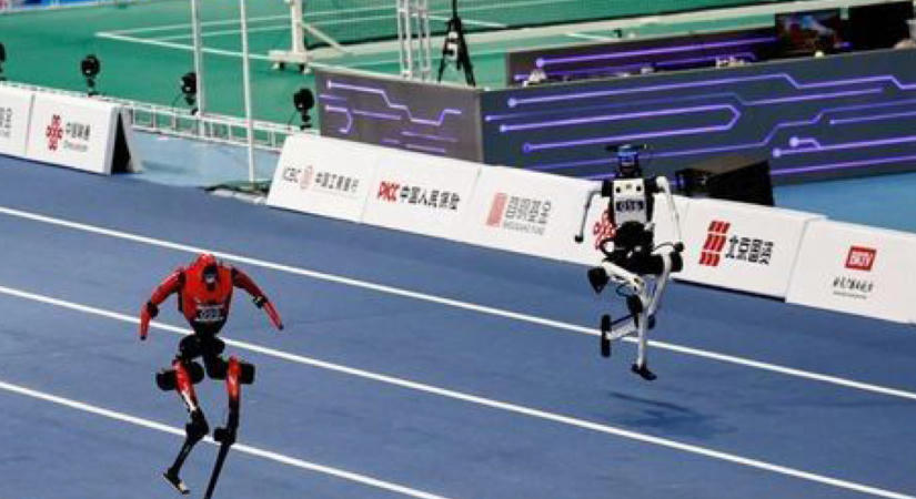 Leverte egy humanoid robot Usain Boltot