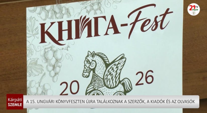 A 15. Ungvári Könyvfeszten újra találkoznak a szerzők, a kiadók és az olvasók – (videó)