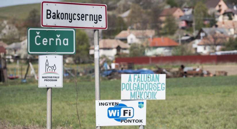 Meztelen férfi járkál az egyik bakonycsernyei utcában