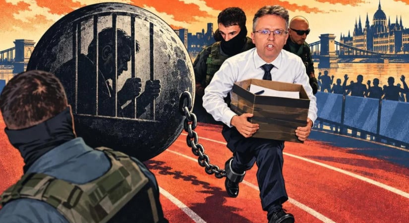Hankó Levente a letartóztatott apjáért futott maratont