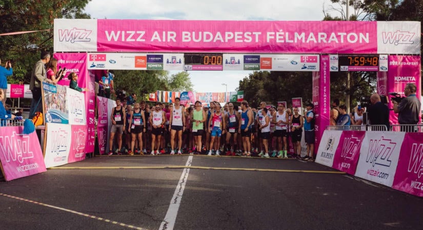 Már 117 országból érkeznek Budapestre a futóturisták, a Wizz Air újabb öt évre elkötelezte magát a Budapest Félmaraton mellett