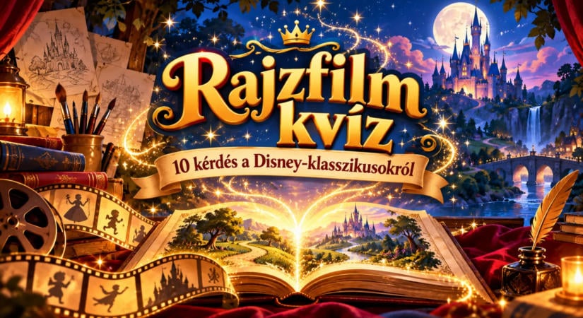 Rajzfilm kvíz: 10 kérdés a Disney-klasszikusokról