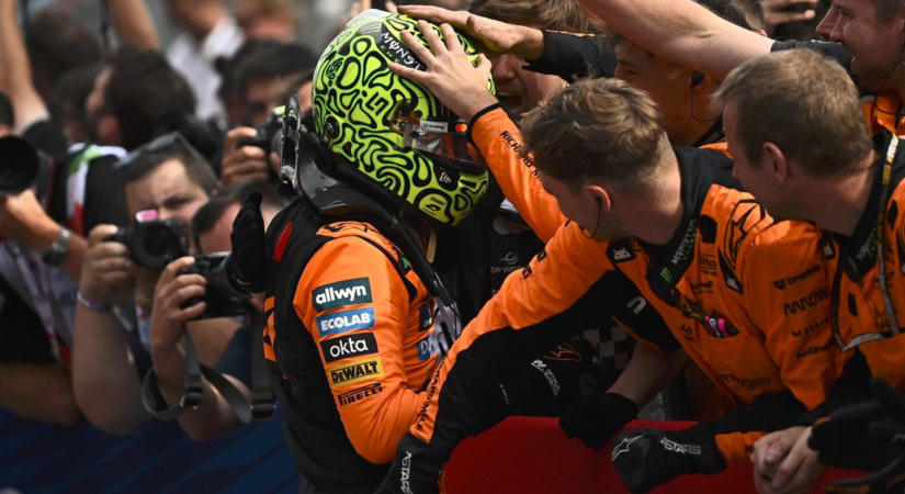 Norrisé a pole pozíció a Hungaroringen