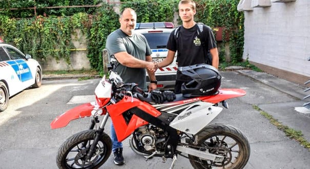 Fél nap alatt visszajuttatták a lopott motort a tulajdonosnak