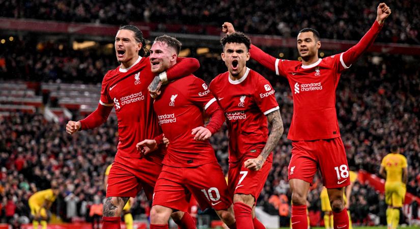 Óriási potya, peches öngól, világbajnoki bomba – visszaállt az élre a Liverpool