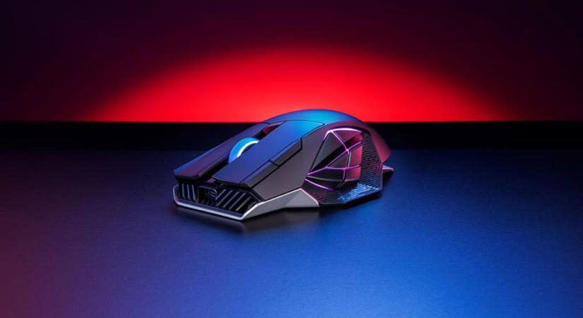 Új szenzorral és cserélhető kapcsolókkal érkezik az ASUS friss gamer egere, a ROG Spatha X 65K