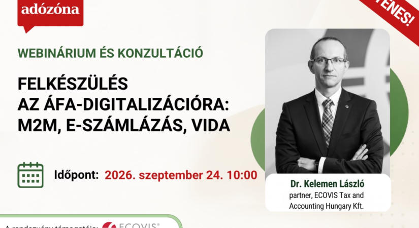 Felkészülés az áfa-digitalizációra: M2M, elektronikus számlázás és ViDA-csomag – webinárium