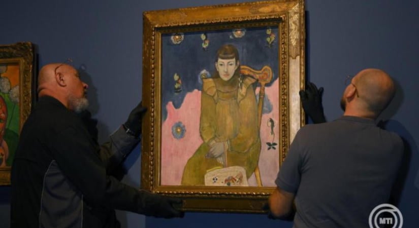 Gauguin egyik leggyönyörűbb képe már fölkerült a Szépművészeti falára
