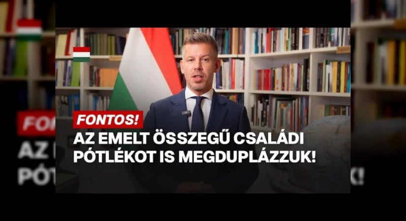 Megduplázza a kormány az emelt családi pótlékok összegét is