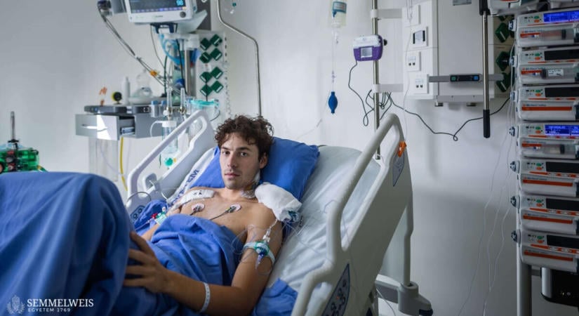 Leállt a szíve az edzőteremben: új technológiával mentették meg a 20 éves fiatalt