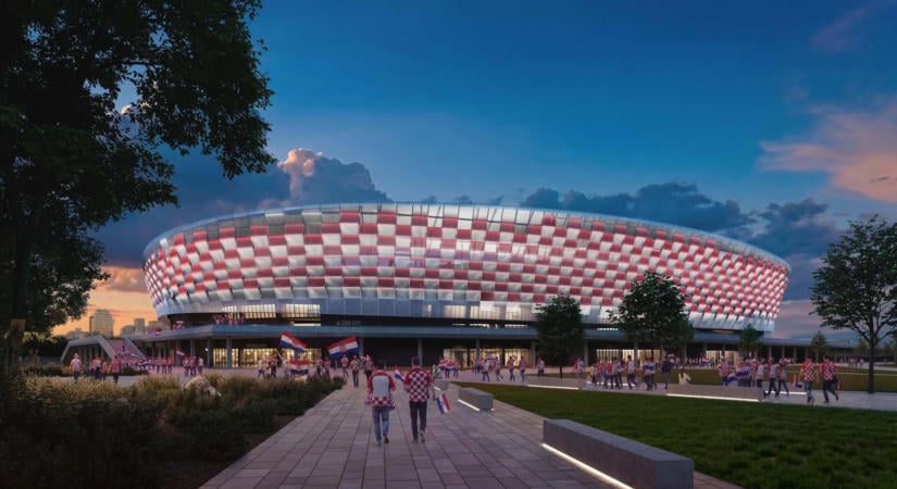 Magyar iroda terve végzett a 16. helyen a zágrábi stadion pályázatán