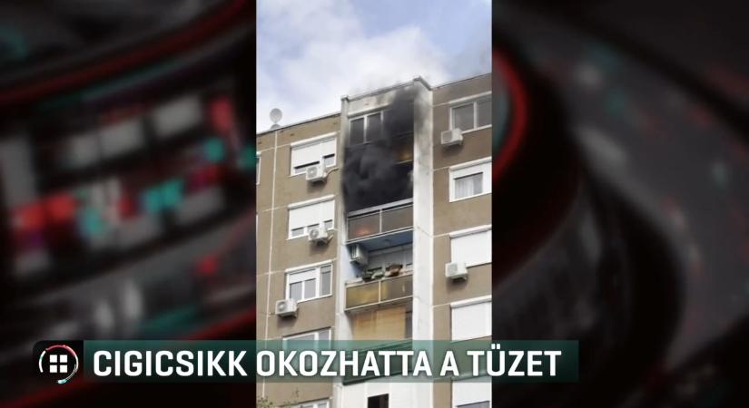 Erkélyről ledobott cigarettacsikk okozhatott lakástüzet Újpesten