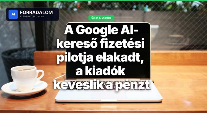 A Google AI-kereső fizetési pilotja elakadt, a kiadók keveslik a pénzt