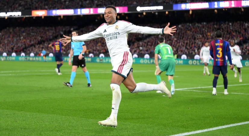 El Clásico: Mbappé döntött, a Real Madrid elvette a Barcelona veretlenségét - videó