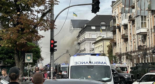 Az SZBU közleményt adott ki a kijevi székháza elleni orosz dróntámadás után, fájdalmas választ ígér