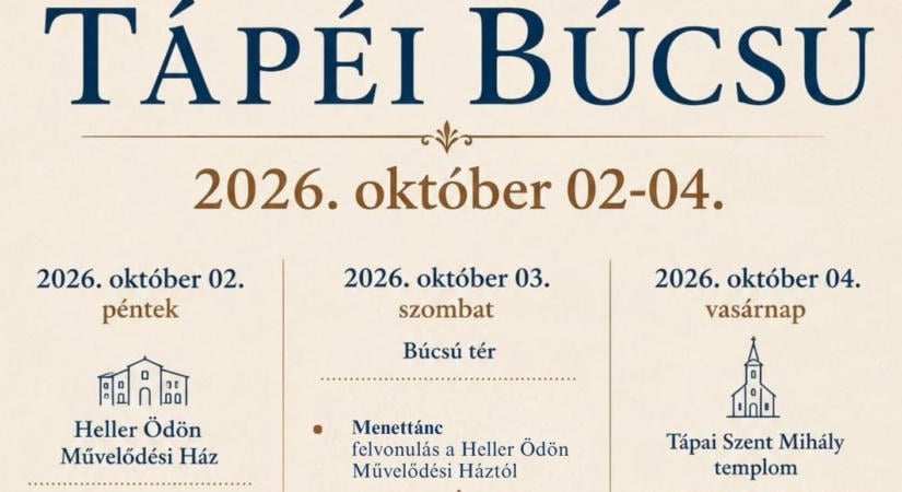 Tápéi Búcsú 2026 Szeged